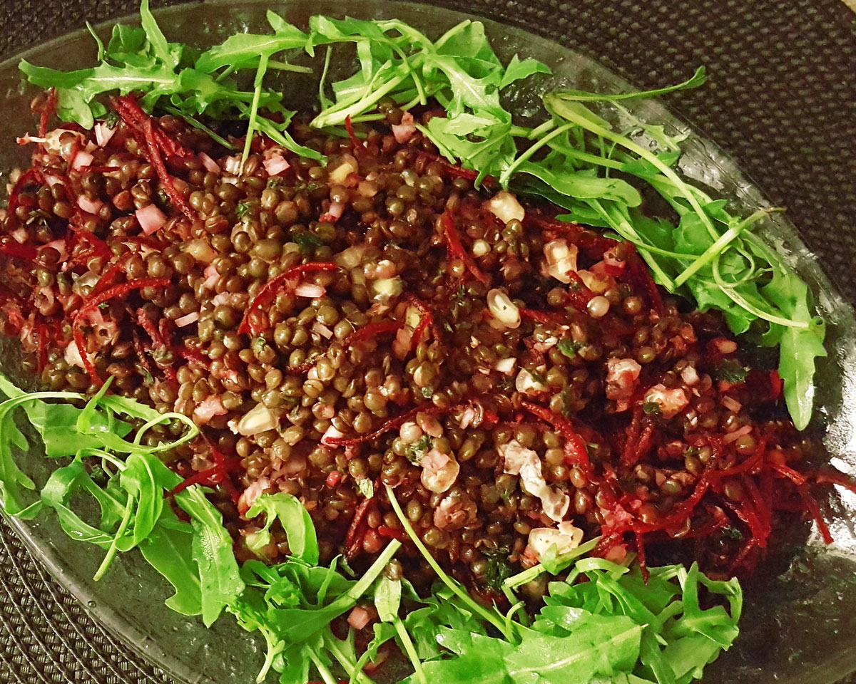 INSALATA DI LENTICCHIE ORIENTALE