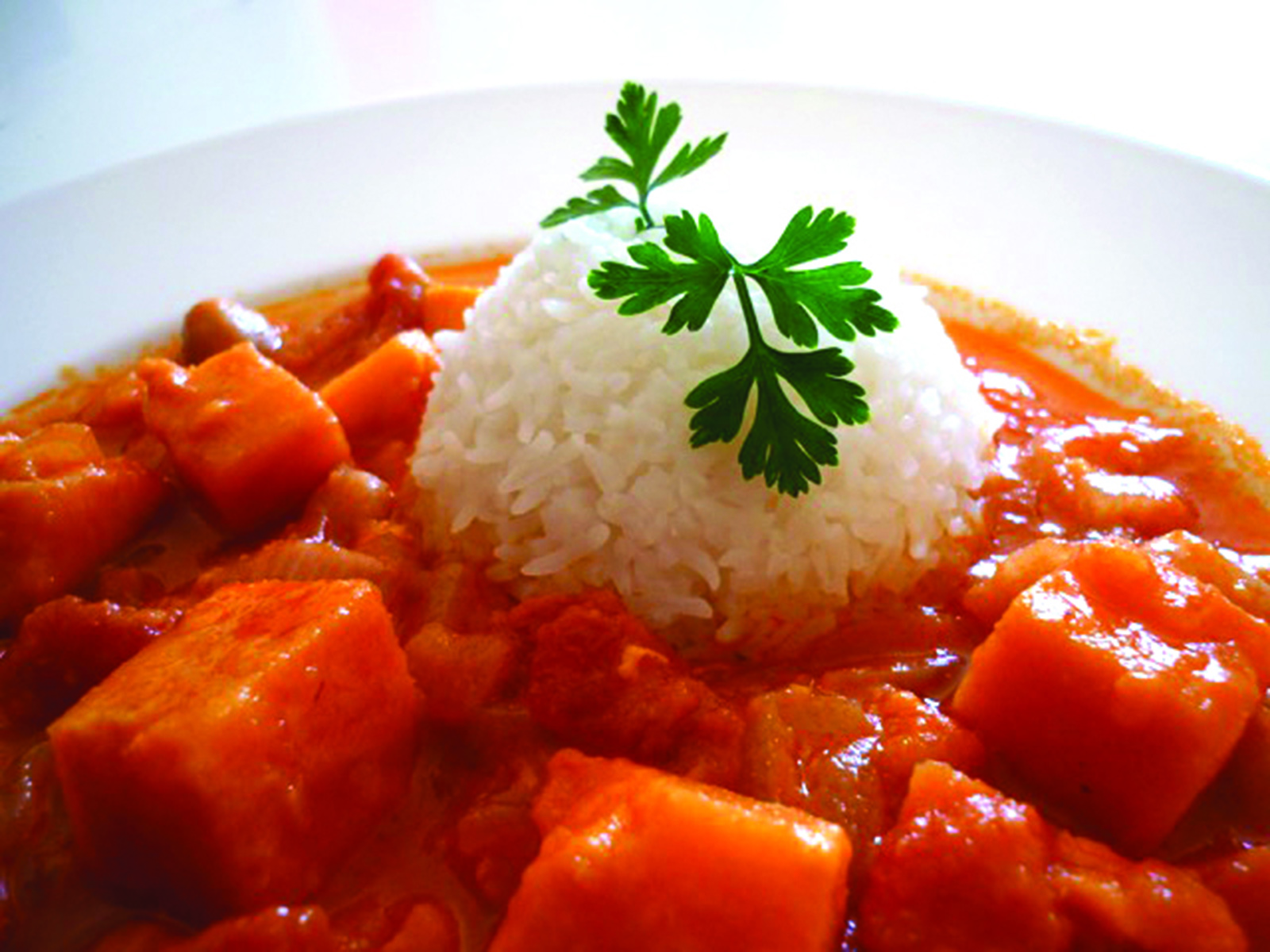 Curry di patate dolci