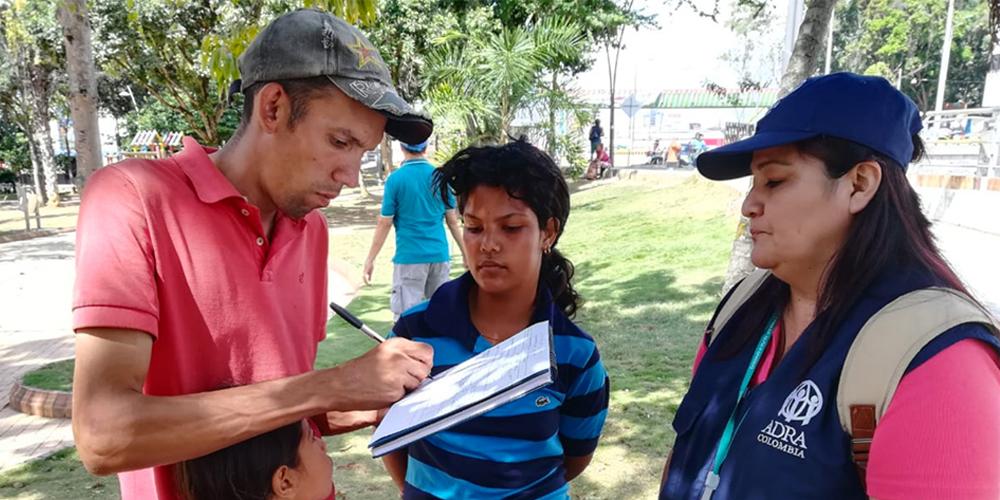 In Colombia Adra offre assistenza a migliaia di migranti venezuelani
