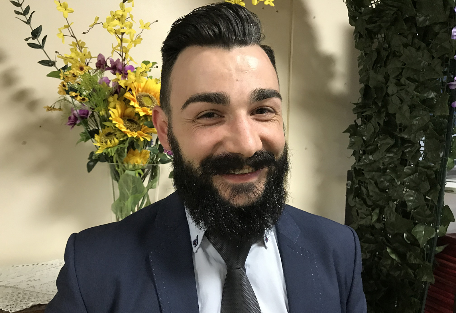 Daniele, dalle risse al battesimo
