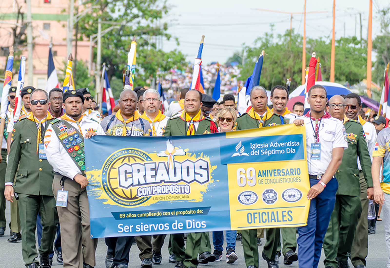 Des milliers de personnes marchent pour la Journée Mondiale des Éclaireurs en République Dominicaine