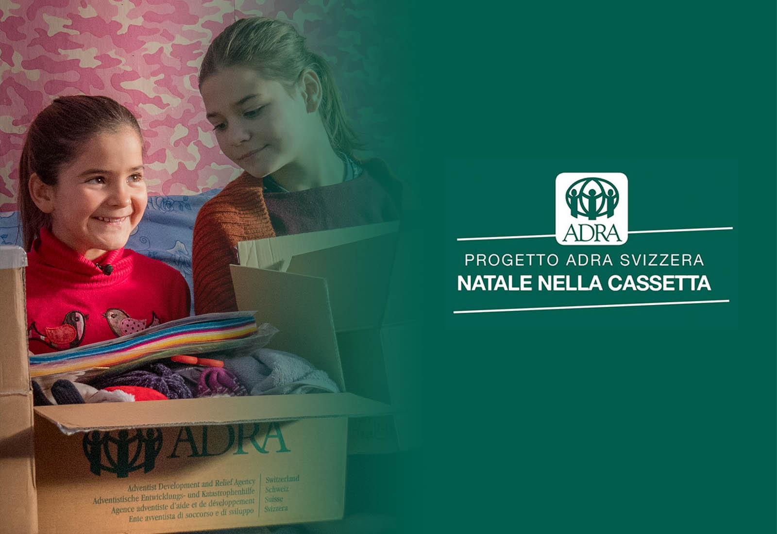 Progetto “Natale in un cartone” di ADRA Svizzera