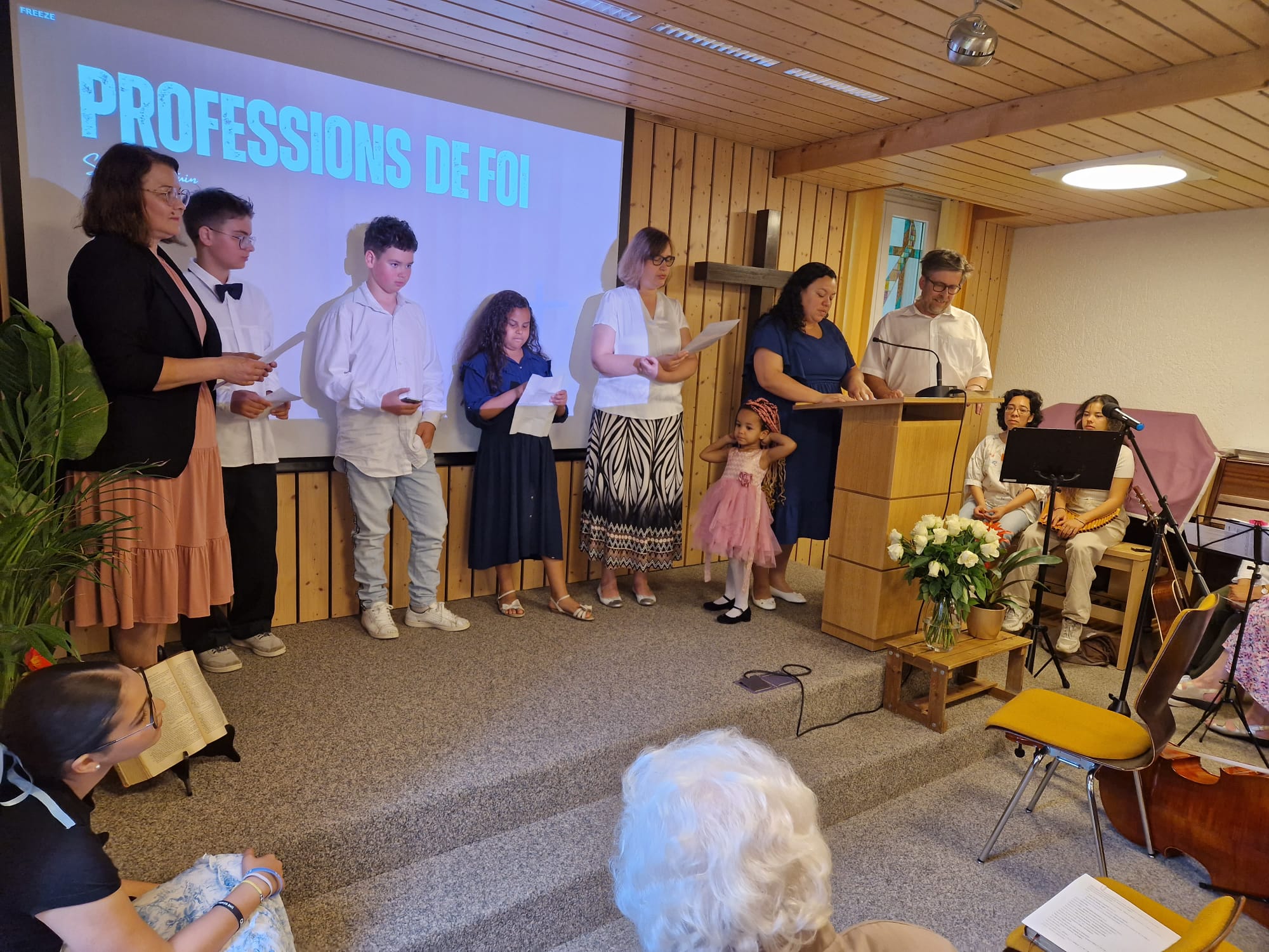 Grande festa in chiesa